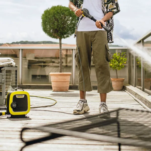 Maşină de curăţat cu presiune KARCHER K Mini (1.600-054.0) 1400 W/ Yellow photo 9