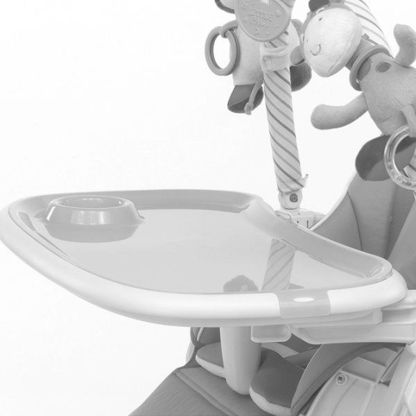 Scaun de masă FoppaPedretti MisterChef (3002-003) Clasic/ 0 luni / Light Gray  photo 7