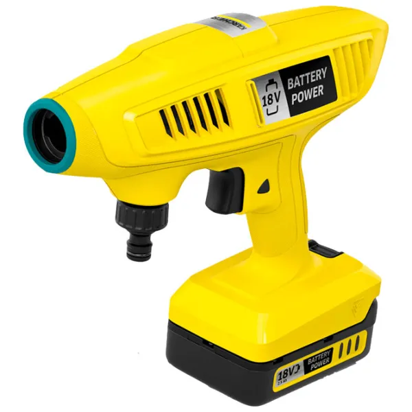 Maşină de curăţat cu presiune KARCHER KHB 4-18 Battery Set (1.328-210.0) Yellow photo 2