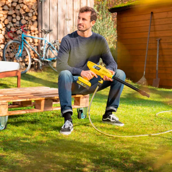 Maşină de curăţat cu presiune KARCHER KHB 4-18 Battery Set (1.328-210.0) Yellow photo 8