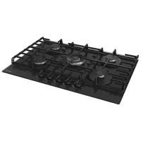 Plită încorporabilă pe gaz Gorenje GTW 7C51B Oțel emailat/ Black photo 2
