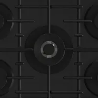 Plită încorporabilă pe gaz Gorenje GTW 7C51B Oțel emailat/ Black photo 3