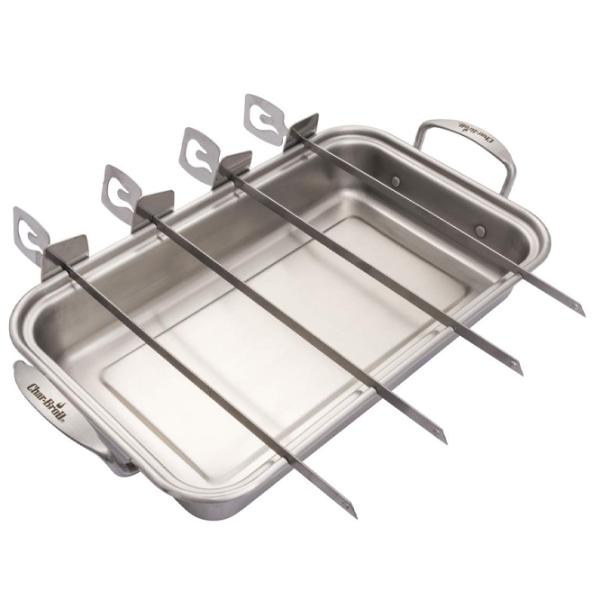 Шампуры Char-Broil 8966596 4 шампура/ 35 см/ Нержавеющая сталь photo 4