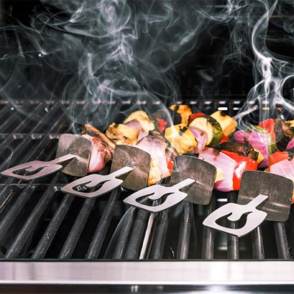 Шампуры Char-Broil 8966596 4 шампура/ 35 см/ Нержавеющая сталь photo 6