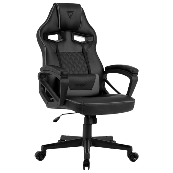 Игровое кресло SENSE7 Knight Серый Черный photo 2