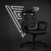 Scaun Gaming SENSE7 Knight Gray Black photo 6