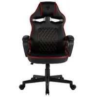 Scaun Gaming SENSE7 Knight Red Black photo 3