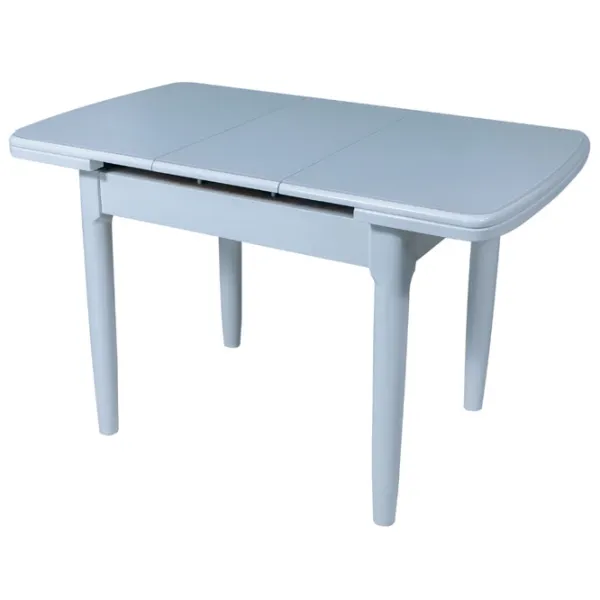 Кухонный стол Magnus DT A56 Дерево, стекло/ Белый photo 2 Кухонный стол Magnus DT A56 Дерево, стекло/ Белый photo 2