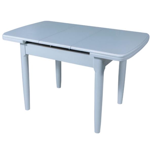 Кухонный стол Magnus DT A56 Дерево, стекло/ Белый photo 2 Кухонный стол Magnus DT A56 Дерево, стекло/ Белый photo 2