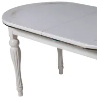 Masă de bucătărie Magnus DT A14 Lemn, sticlă/ White photo 2