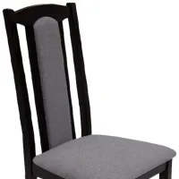 Scaun de bucătărie Magnus Bos 7 Wenge 10 Stofă/ Black Gray photo 2