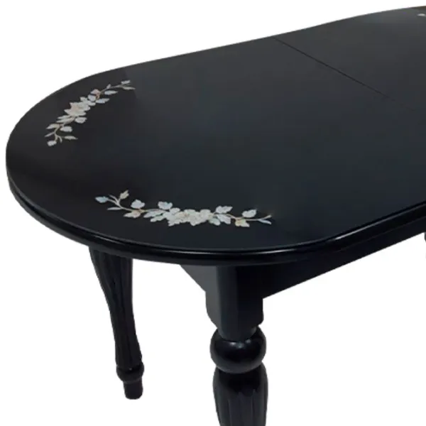 Masă de bucătărie Magnus DT A14 Lemn, sticlă/ Black photo 2