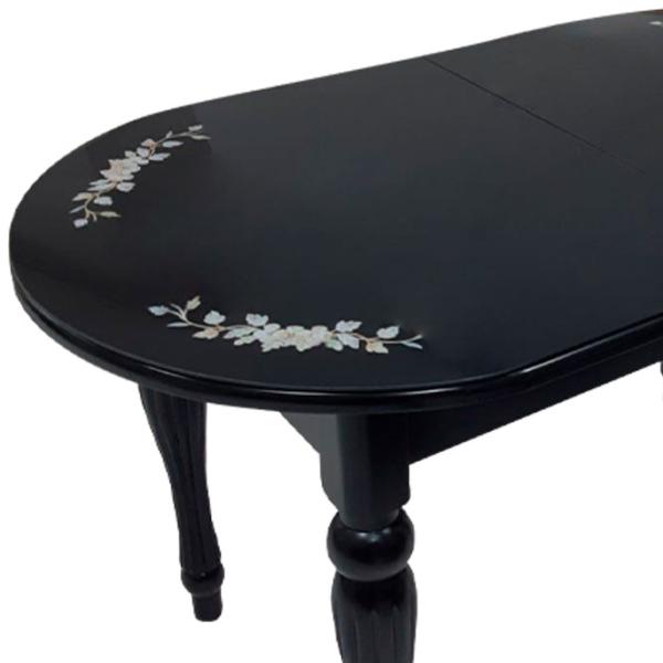 Masă de bucătărie Magnus DT A14 Lemn, sticlă/ Black photo 2