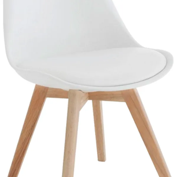 Scaun de bucătărie Magnus 7053 Piele artificială/ White photo 4