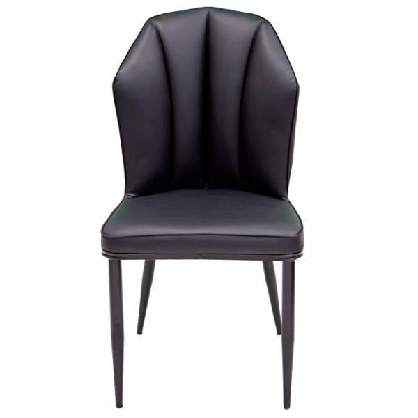 Scaun de bucătărie Magnus DC 6018 Velur/ Black Black photo 2 Scaun de bucătărie Magnus DC 6018 Velur/ Black Black photo 2