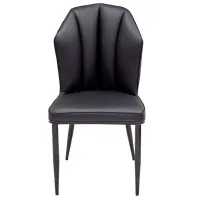 Scaun de bucătărie Magnus DC 6018 Velur/ Black Black photo 2