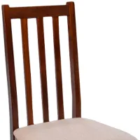 Scaun de bucătărie Magnus Bos 10 4 Stofă/ Brown Orzech photo 2
