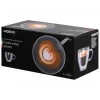 Set de căni Ardesto AR2630GHL 300 ml/ Sticlă/ Transparent photo 3