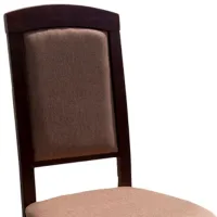 Scaun de bucătărie Magnus Nilo 4 15 Stofă/ Brown Orzech photo 2