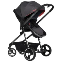 Cărucior pentru copil Colibro Onemax 3 in 1 2367-001/ Graphite photo 3