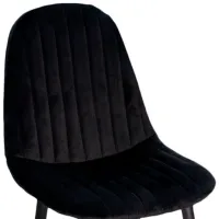 Scaun de bucătărie Magnus Avuc Stofă/ Black Black photo 2