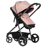 Cărucior pentru copil Colibro Onemax 3 in 1 2367-003/ Pink photo 2