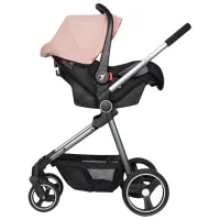 Cărucior pentru copil Colibro Onemax 3 in 1 2367-003/ Pink photo 5