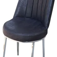 Scaun de bucătărie Magnus Gold 115 Stofă/ Black photo 3
