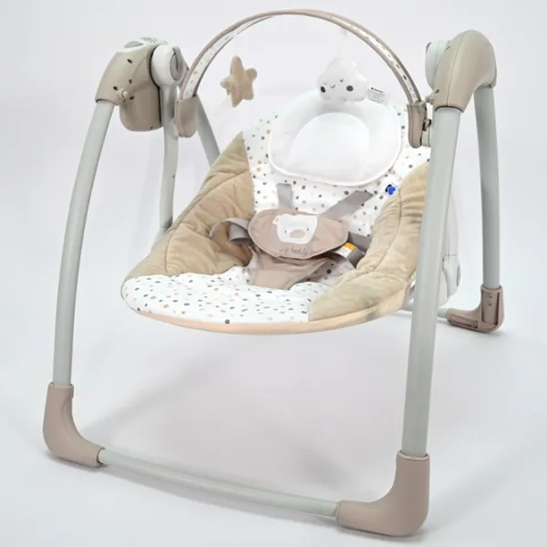 Leagăn pentru bebeluși Kikka Boo Chillo (83678-004) 11 kg/ Beige photo 2 Leagăn pentru bebeluși Kikka Boo Chillo (83678-004) 11 kg/ Beige photo 2