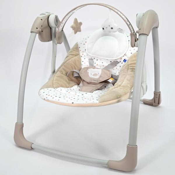 Leagăn pentru bebeluși Kikka Boo Chillo (83678-004) 11 kg/ Beige photo 2 Leagăn pentru bebeluși Kikka Boo Chillo (83678-004) 11 kg/ Beige photo 2