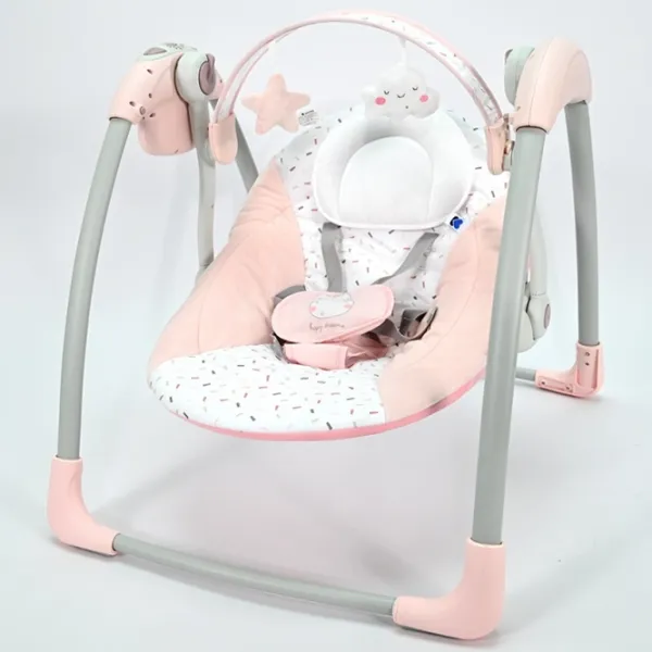 Leagăn pentru bebeluși Kikka Boo Chillo (83678-005) 11 kg/ Pink photo 2 Leagăn pentru bebeluși Kikka Boo Chillo (83678-005) 11 kg/ Pink photo 2