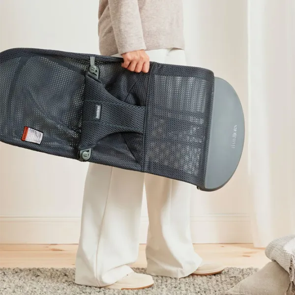 Leagăn pentru bebeluși BabyBjorn Bliss Mesh (482-002) 13 kg/ Anthracite photo 2