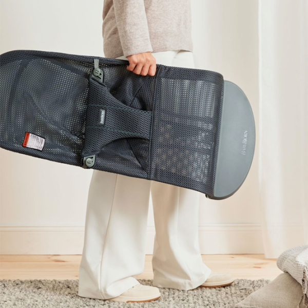 Leagăn pentru bebeluși BabyBjorn Bliss Mesh (482-002) 13 kg/ Anthracite photo 2