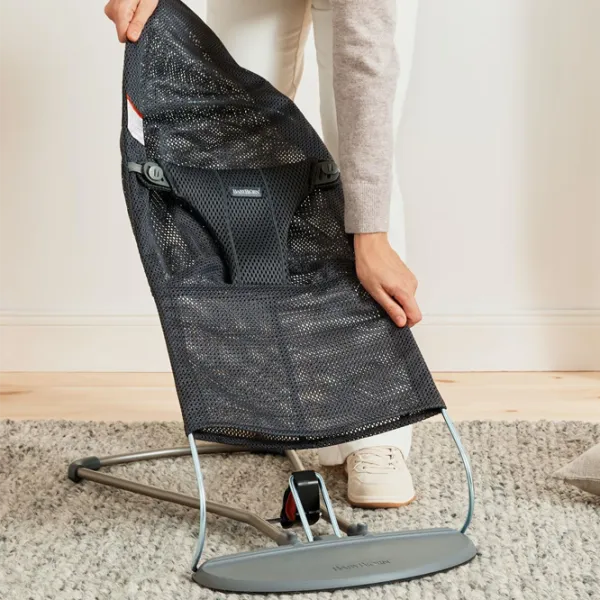 Leagăn pentru bebeluși BabyBjorn Bliss Mesh (482-002) 13 kg/ Anthracite photo 3