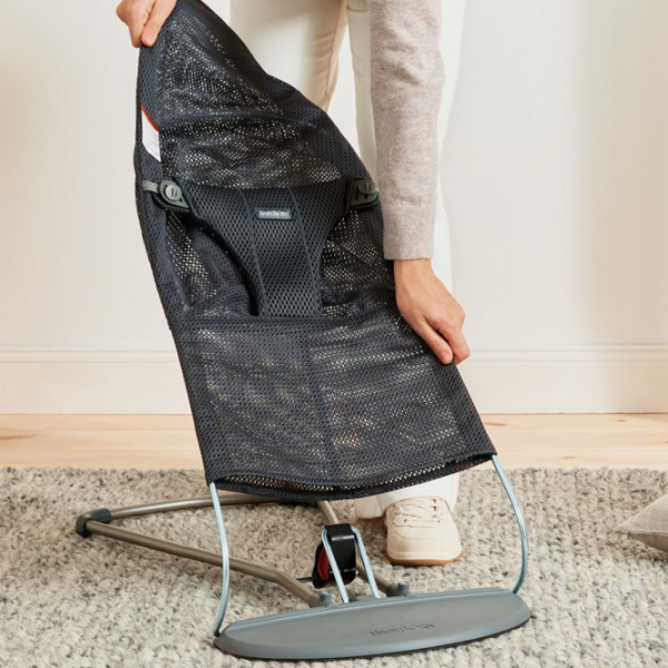 Leagăn pentru bebeluși BabyBjorn Bliss Mesh (482-002) 13 kg/ Anthracite photo 3