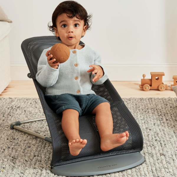 Leagăn pentru bebeluși BabyBjorn Bliss Mesh (482-002) 13 kg/ Anthracite photo 5