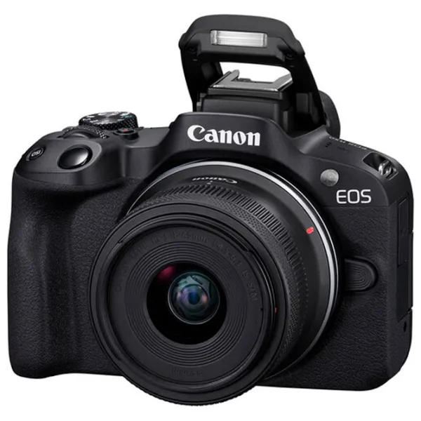 Cameră foto Canon EOS R50 RF-S 18-45 f/ 4.5-6.3 IS STM Kit CMOS/ Black photo 3 Cameră foto Canon EOS R50 RF-S 18-45 f/ 4.5-6.3 IS STM Kit CMOS/ Black photo 3