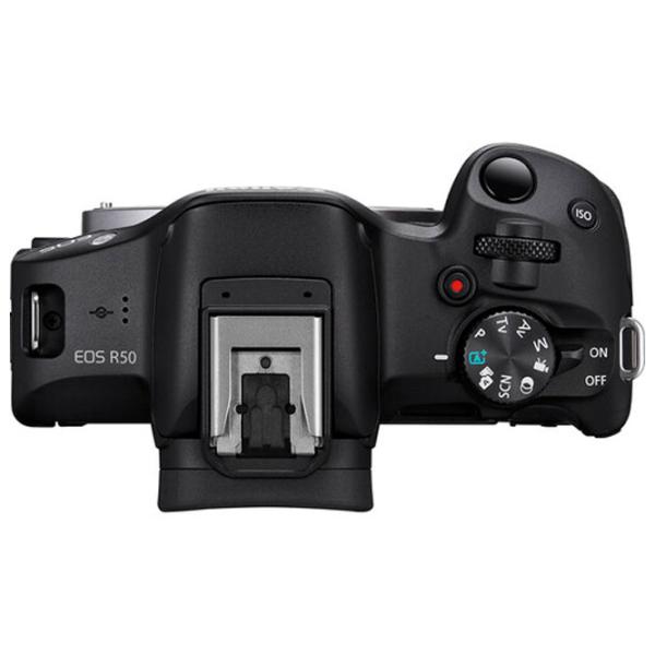 Cameră foto Canon EOS R50 RF-S 18-45 f/ 4.5-6.3 IS STM Kit CMOS/ Black photo 7 Cameră foto Canon EOS R50 RF-S 18-45 f/ 4.5-6.3 IS STM Kit CMOS/ Black photo 7
