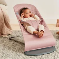Leagăn pentru bebeluși BabyBjorn Bliss (482-010) 13 kg/ Pink photo 4