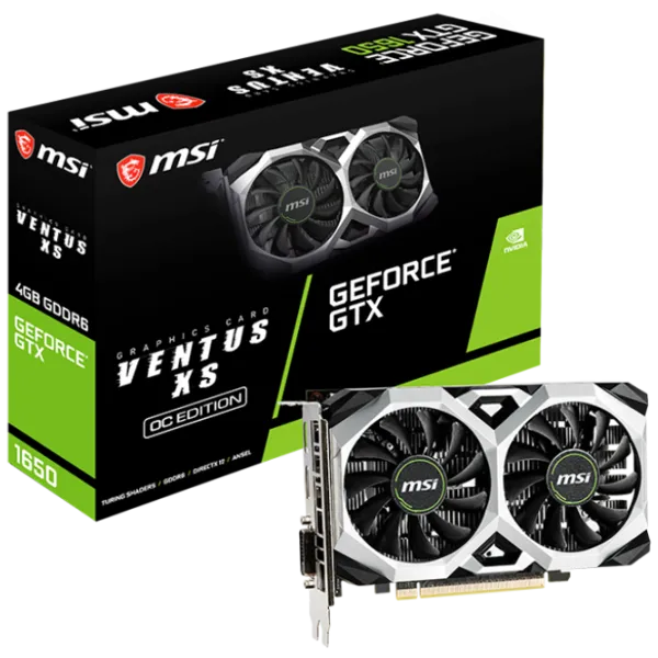 Видеокарта MSI GeForce GTX 1650 D6 VENTUS XS OC PCI Express x16 3.0 / 4 ГБ photo 5
