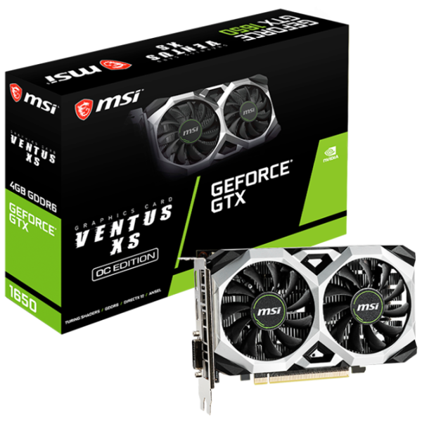 Видеокарта MSI GeForce GTX 1650 D6 VENTUS XS OC PCI Express x16 3.0 / 4 ГБ photo 5
