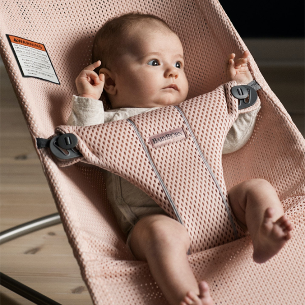 Детские качели BabyBjorn Bliss Mesh (482-016) 13 кг/ Розовый photo 2 Детские качели BabyBjorn Bliss Mesh (482-016) 13 кг/ Розовый photo 2