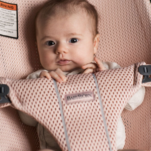 Детские качели BabyBjorn Bliss Mesh (482-016) 13 кг/ Розовый photo 3 Детские качели BabyBjorn Bliss Mesh (482-016) 13 кг/ Розовый photo 3