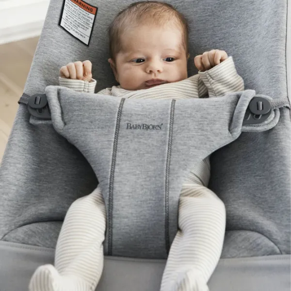 Leagăn pentru bebeluși BabyBjorn Bliss (482-011) 13 kg/ Light Gray photo 4