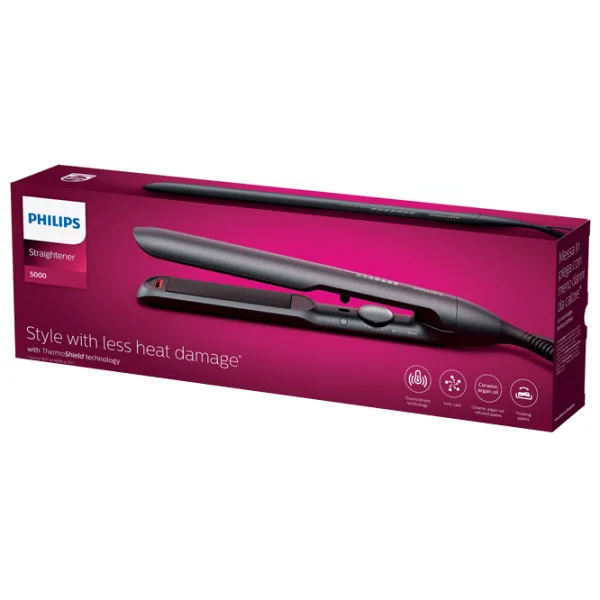 Placă de îndreptat părul Philips BHS510/ 00 Black photo 2