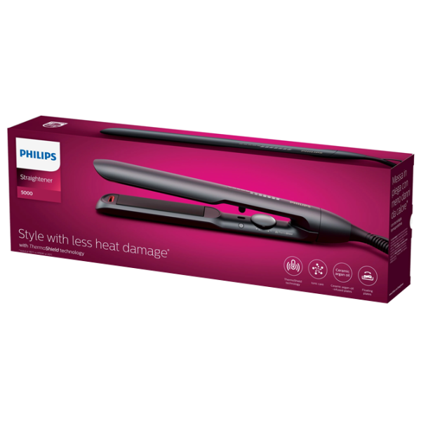 Placă de îndreptat părul Philips BHS510/ 00 Black photo 2