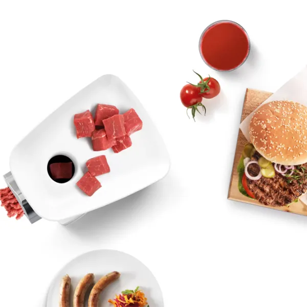 Mașină de tocat carne Bosch MFW2515W 1500 W/ 1.7 kg/ min/ White photo 5