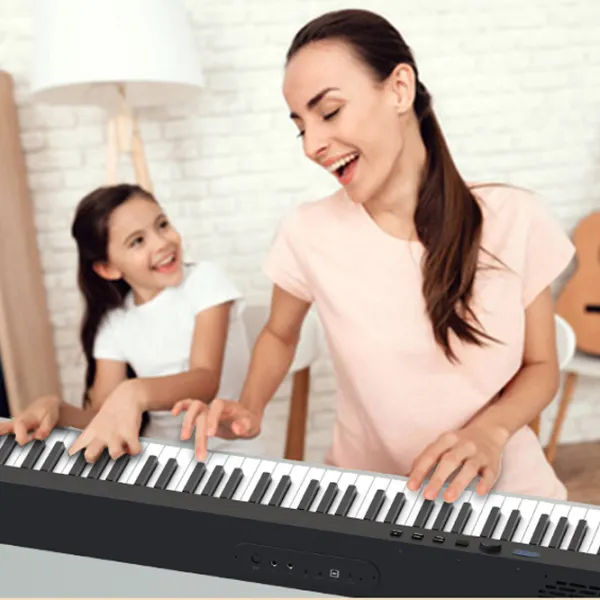 Pian pentru copii Konix PH88Q 88 White/ Black photo 9
