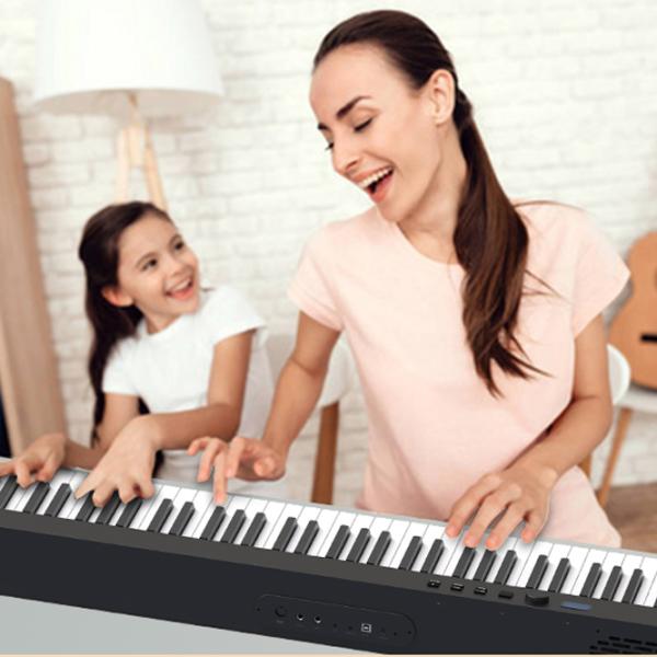 Pian pentru copii Konix PH88Q 88 White/ Black photo 9