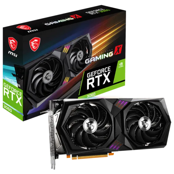 Видеокарта MSI GeForce RTX 3060 GAMING X PCI Express x16 4.0 / 12 ГБ photo 5 Видеокарта MSI GeForce RTX 3060 GAMING X PCI Express x16 4.0 / 12 ГБ photo 5